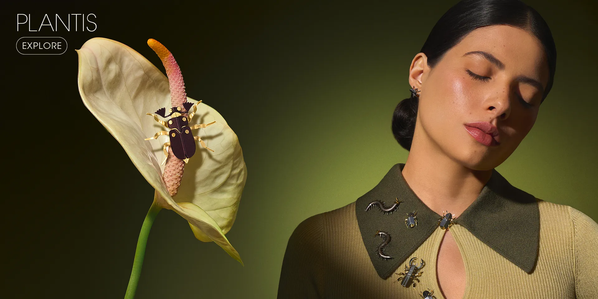 Handmade jewelry with flowers by ORSKA