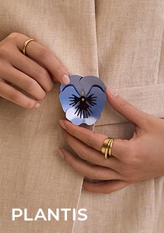 Plantis handmade jewelry collection ispired by plants and leaves by ORSKA