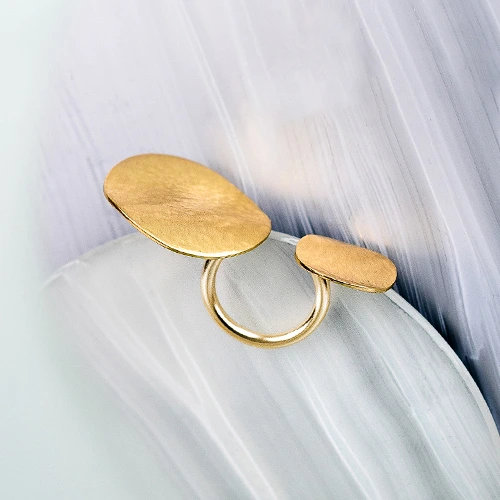 A large, handmade ring from the Rundo colection by ORSKA