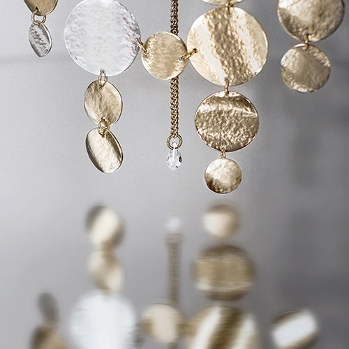 Long goldplated dcollier by ORSKA