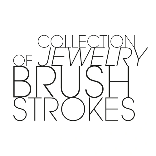 Collection of jewelry brushstrokes