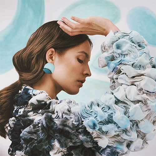 Handmade, colorful earrings by ORSKA