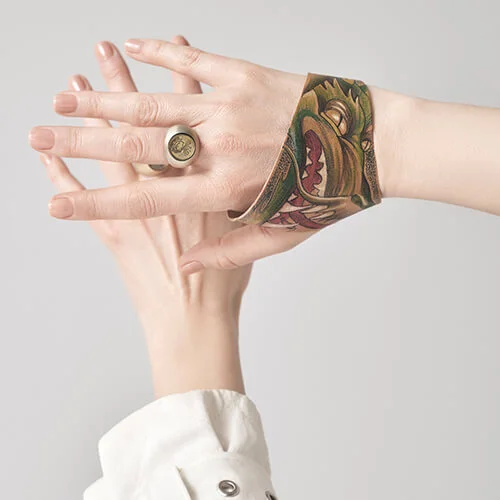 Bracelet with a dragon Tattoo