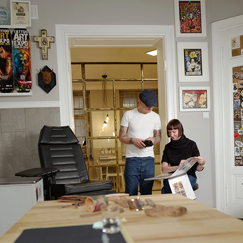 Anna Orska and Sławek Frączek - the creators of the Tattoo collection