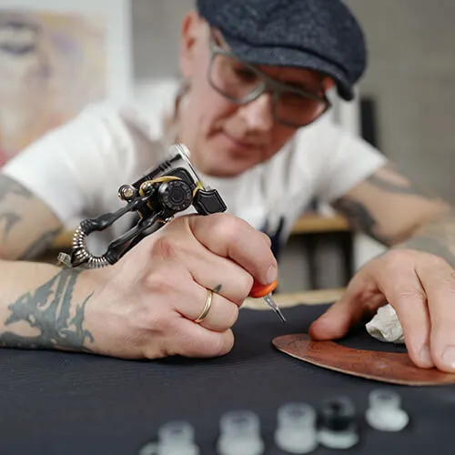 Sławek Frączek a tattoo designer, author of the tattoo collection designs