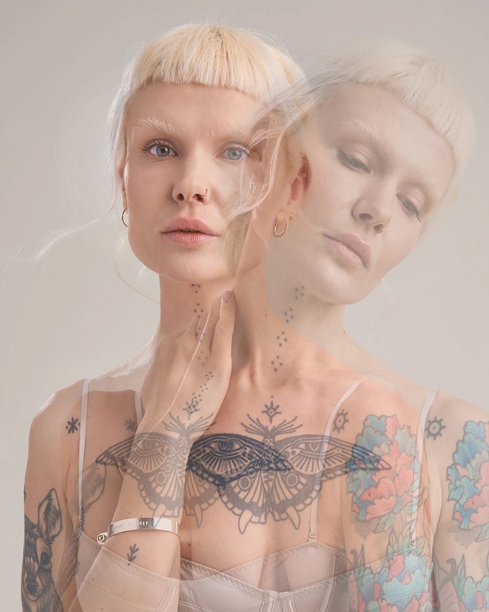 Silver Embrace Yourself bracelet by ORSKA